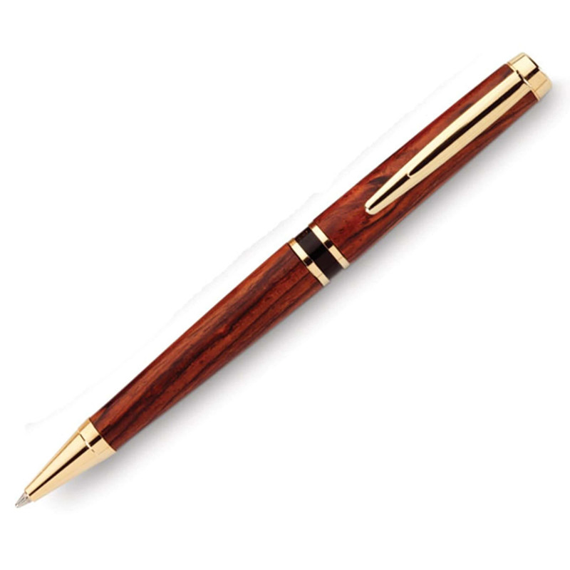 Hart Double Twist Ballpoint Pen Kit - Gold